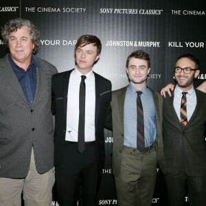 Tom Bernard, Dane DeHaan, Daniel Radcliffe, John Krokidas et Erin Darke à New York le 30 septembre 20013.