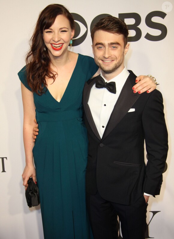 Daniel Radcliffe et sa petite amie Erin Darke - 68e cérémonie des "Tony Awards" à New York, le 8 juin 2014.