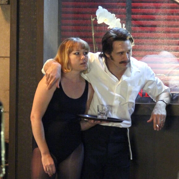 James Franco sur le tournage de "The Deuce" à Manhattan, le 17 octobre 2015