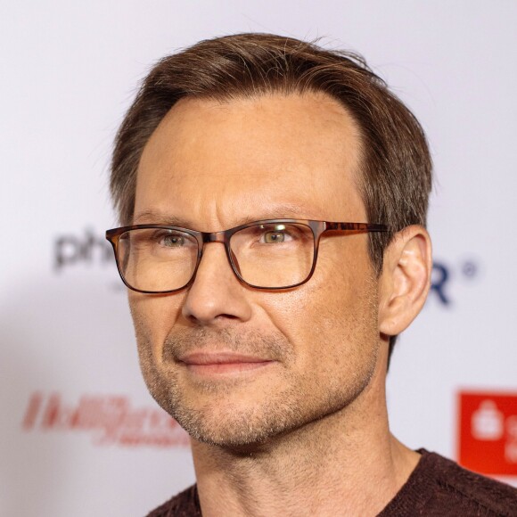 Christian Slater lors de la projection de la série télévisée "Mr Robot" à Cologne, le 28 septembre 2015.
