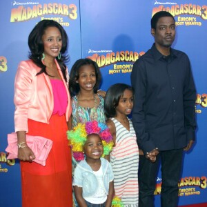 Chris Rock en famille à New York le 7 juin 2012.