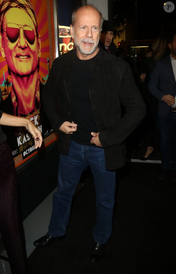 Bruce Willis à la première de 'Rock The Kasbah' à New York, le 19 octobre 2015