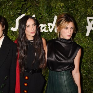 Demi Moore et ses filles Scout LaRue Willis et Tallulah Belle Willis - People à la soirée "Salvatore Ferragamo 100 Years In Hollywood" qui célèbre l'ouverture du flagship store Salvatore Ferragamo sur Rodeo Drive à Beverly Hills, le 9 septembre 2015.