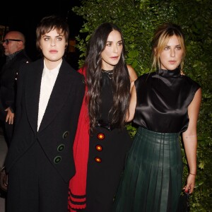 Demi Moore et ses filles Scout LaRue Willis et Tallulah Belle Willis - People à la soirée "Salvatore Ferragamo 100 Years In Hollywood" qui célèbre l'ouverture du flagship store Salvatore Ferragamo sur Rodeo Drive à Beverly Hills, le 9 septembre 2015.