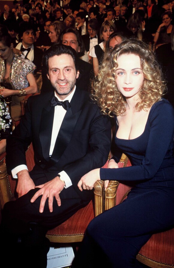 Daniel Auteuil et Emmanuelle Béart aux César en 1990.