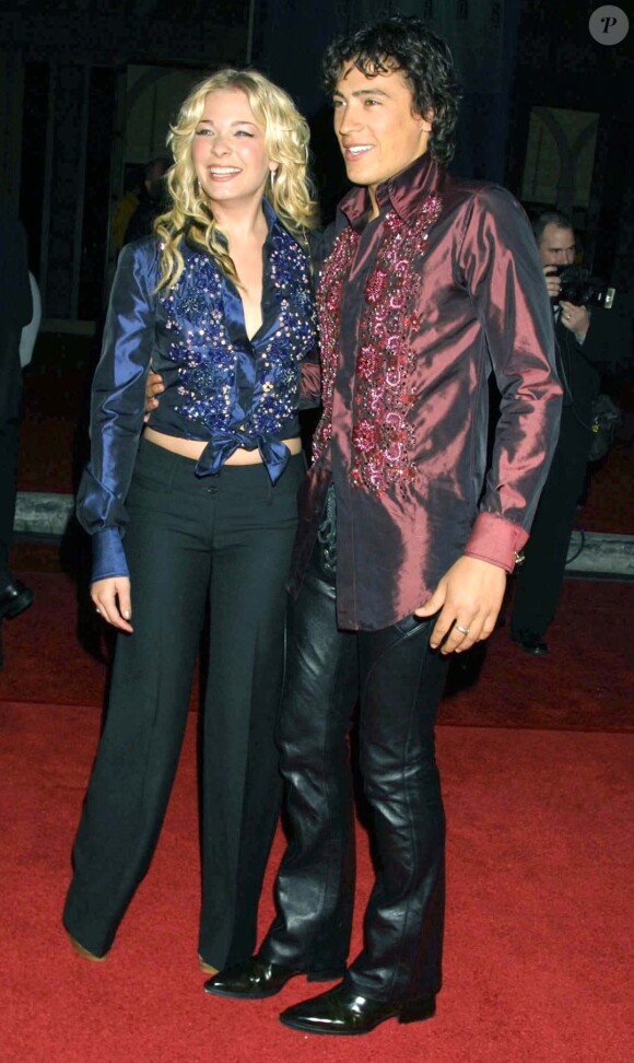 Leann Rimes et Andrew Keegan à Los Angeles en 2001.