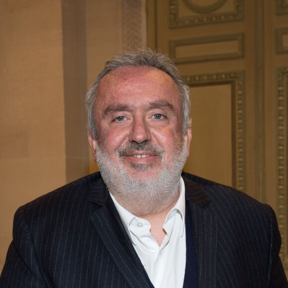 Dominique Farrugia - Remise de la Médaille d'Or de l'Académie des Arts et Techniques du Cinéma à Luc Besson par Alain Terzian, à la Monnaie de Paris, le 19 janvier 2015.