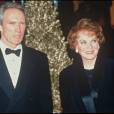Clint Eastwood et Maureen O'Hara en 1993.