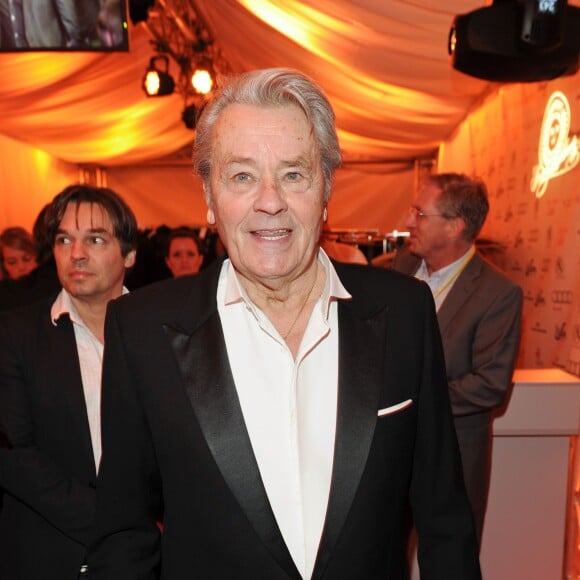 Alain Delon - Soiree "Lambertz Monday Night" a Cologne, le 27 janvier 2014.