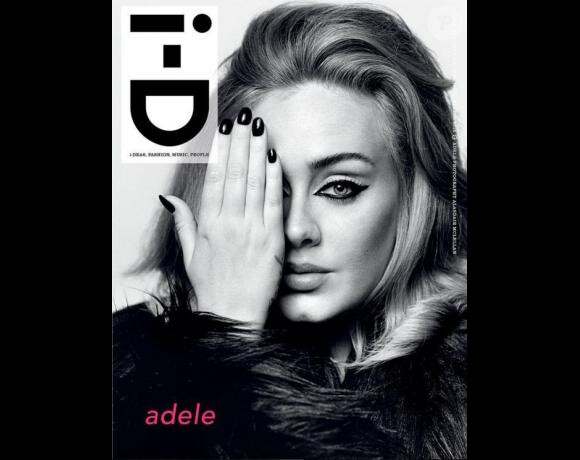 Adele en couverture de i-D's.