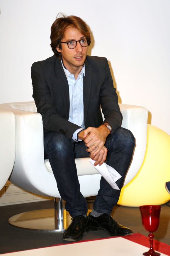 Mathieu Vergne (directeur des programmes de flux de TF1), au siège de TF1 à Boulogne-Billancourt, le 28 octobre 2015, pour la conférence de presse de La Villa des Coeurs Brisés (NT1).