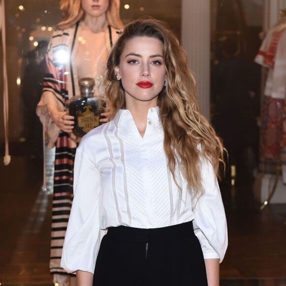 Amber Heard à Londres le 21 février 2015.