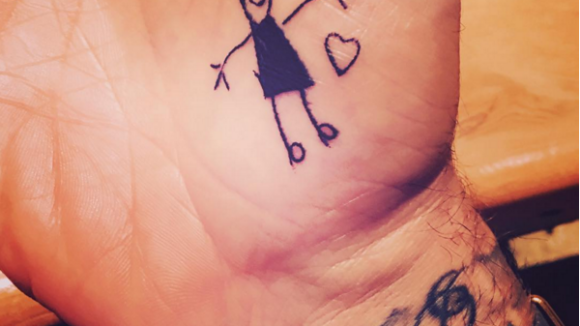 David Beckham : L'adorable tatouage dessiné par sa fille Harper