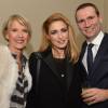 A.Ricard, Julie Gayet, C. Barbier - Bal Jaune, organisé par la Fondation d'entreprise Ricard et Beaux-Arts Magazine, à l'Hôtel Salomon de Rothschild, à Paris, le 23 octobre 2015