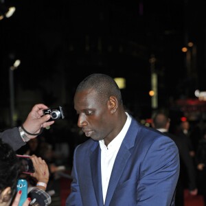 Omar Sy - Première du film "À vif !" à Londres 28 octobre 2015.