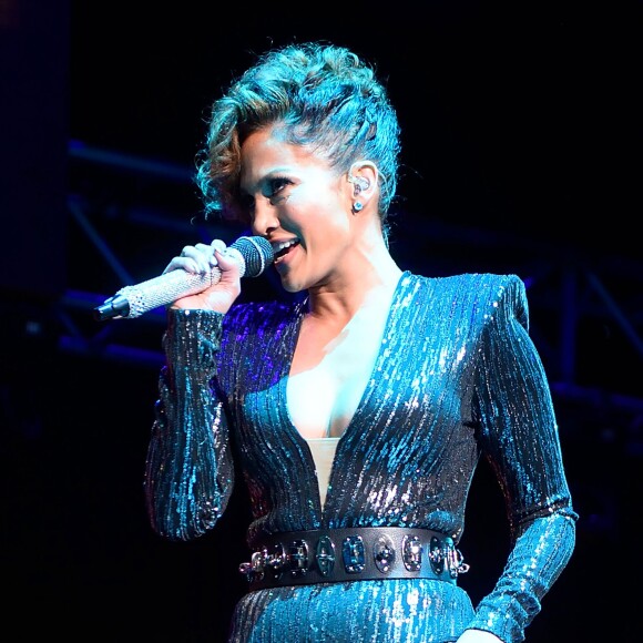 Jennifer Lopez lors du Megaton Mundial De Polito Vega 2015 au Madison Square Garden. New York, le 28 octobre 2015.