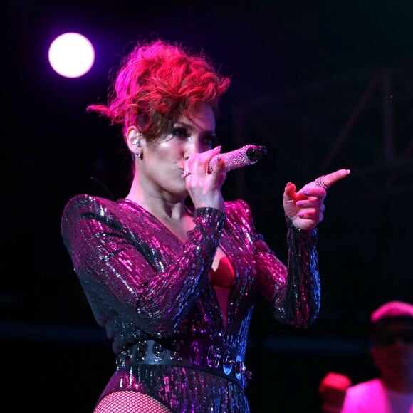 Jennifer Lopez lors du Megaton Mundial De Polito Vega 2015 au Madison Square Garden. New York, le 28 octobre 2015.