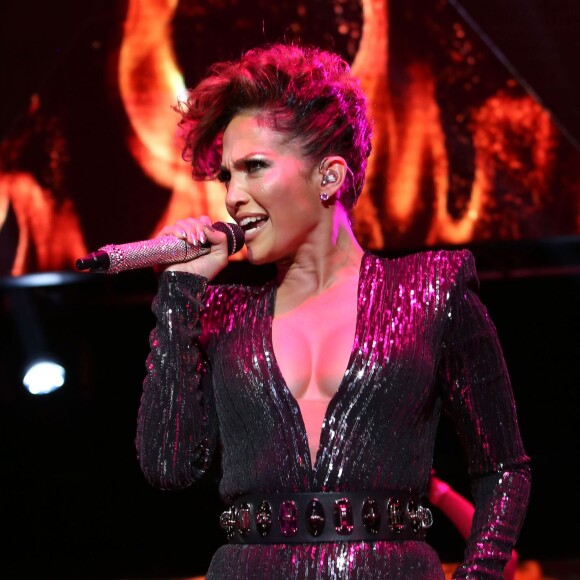 Jennifer Lopez lors du Megaton Mundial De Polito Vega 2015 au Madison Square Garden. New York, le 28 octobre 2015.