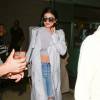 Kylie Jenner et Tyga atterrissent à LAX, en provenance de New York. Le 29 octobre 2015.