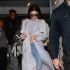 Kylie Jenner et Tyga atterrissent à LAX, en provenance de New York. Le 29 octobre 2015.