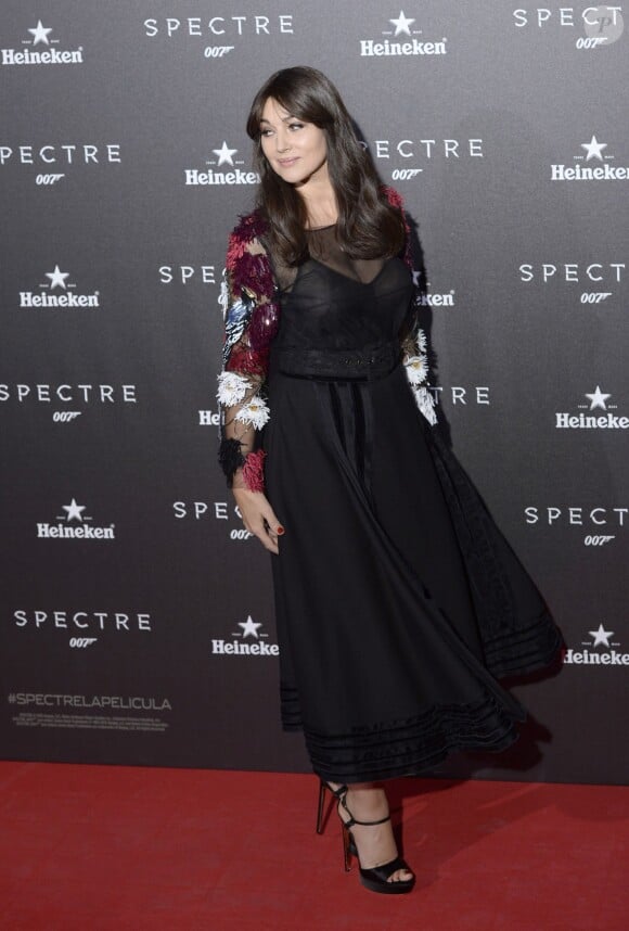 Monica Bellucci - Première du film "James Bond Spectre" à Madrid, le 28 octobre 2015.
