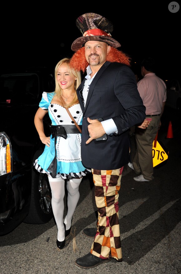 Chuck Liddell à la soirée d'Halloween organisée par la marque de tequila Casamigos à Los Angeles, le 30 octobre 2015