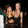 Paris Hilton et sa soeur Nicky à la soirée d'Halloween organisée par la marque de tequila Casamigos à Los Angeles, le 30 octobre 2015