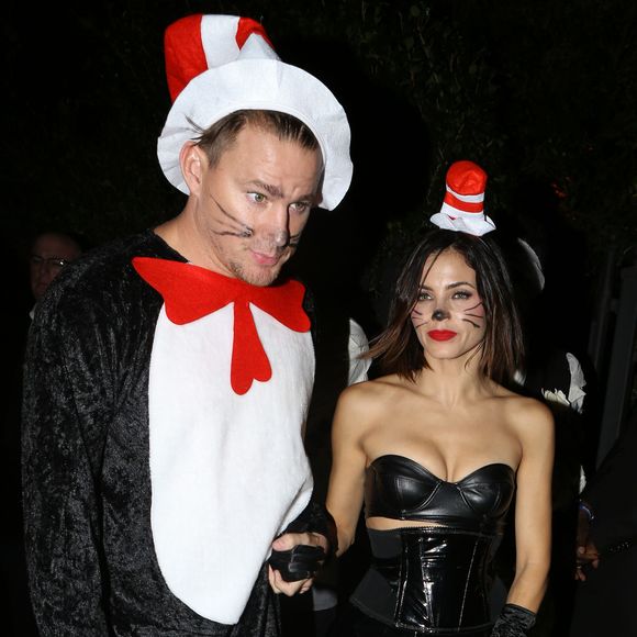 Channing Tatum et Jenna Dewan à la soirée d'Halloween organisée par la marque de tequila Casamigos à Los Angeles, le 30 octobre 2015