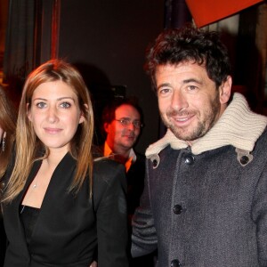 Amanda Sthers et Patrick Bruel - Exclusif - Prix Special - Amanda Sthers recoit la medaille des Arts et des Lettres au restaurant BBB entouree de ses plus proches amis et de sa famille a Paris le 31 Janvier 2013.