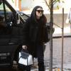 La chanteuse Jessie J arrive à son hôtel à New York, le 19 novembre 2014.