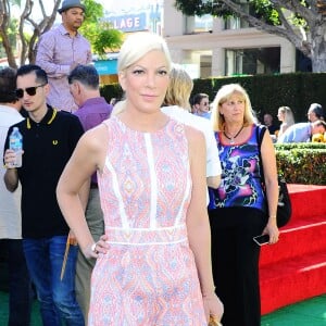 Tori Spelling à la première du film The Peanuts Movie à Los Angeles, le 1er novembre 2015