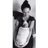 Lucy Liu et son petit garçon Rockwell (photo postée le 1er septembre 2015)