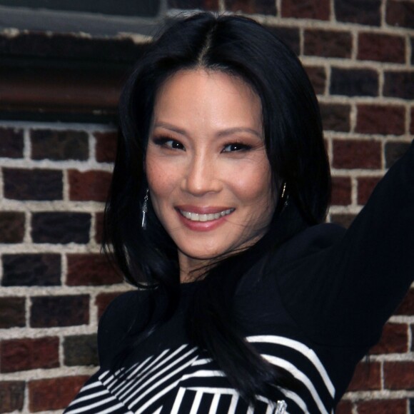 Lucy Liu - People arrivant sur le plateau de l'emission "Late Show With David Letterman" a New York, le 9 octobre 2013.