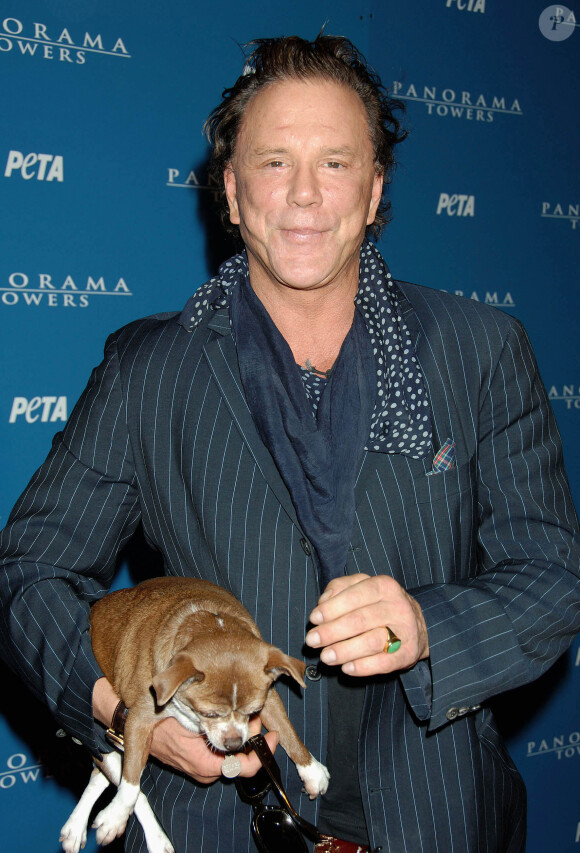 Mickey Rourke à Las Vegas, le 21 avril 2006.