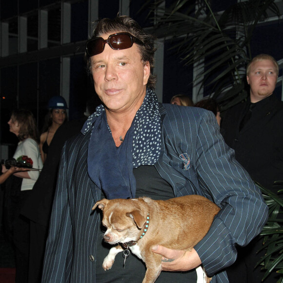 Mickey Rourke à Las Vegas, le 21 avril 2006.