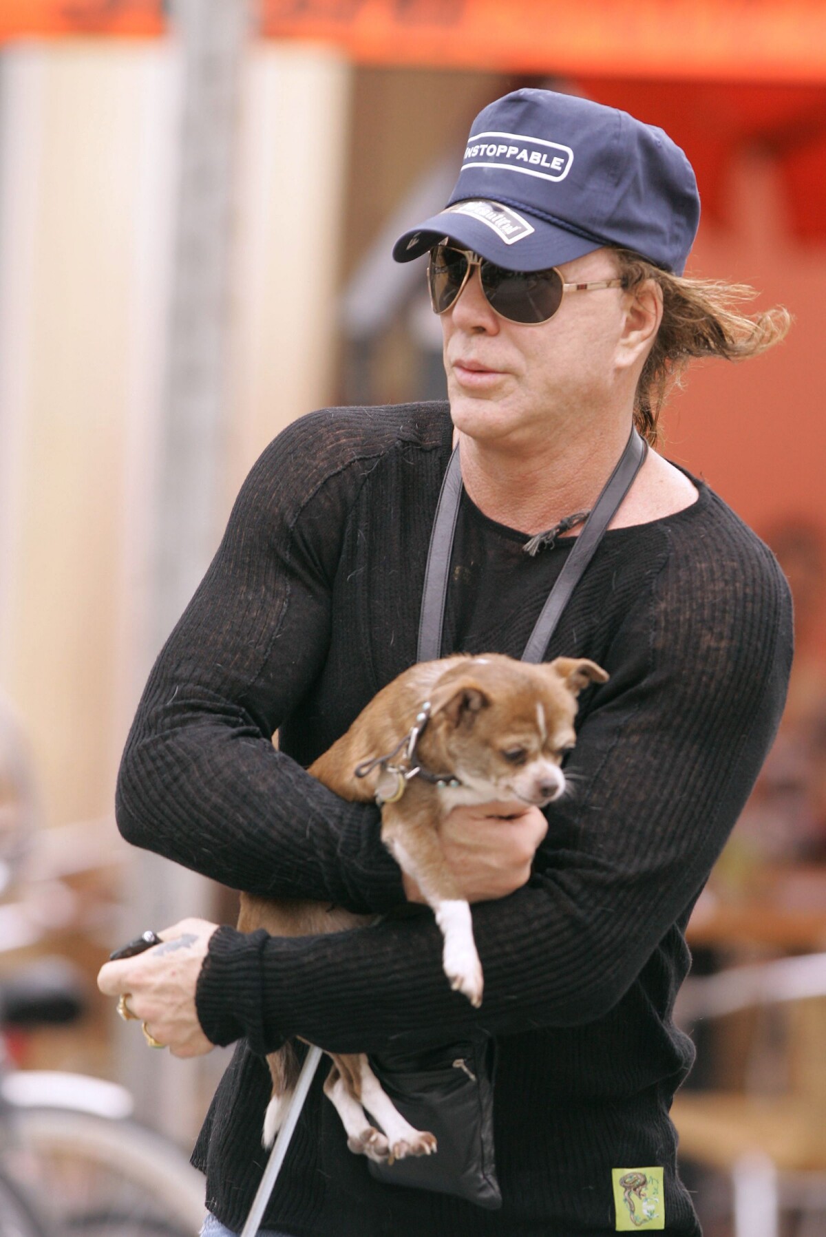 Photo : Mickey Rourke à Miami, le 10 janvier 2007. - Ode (Purepeople)