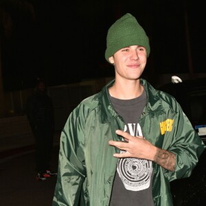 Justin Bieber - Soirée pour le 20ème anniversaire de Kendall Jenner au Nice Guy nightclub à West Hollywood, le 2 novembre 2015.