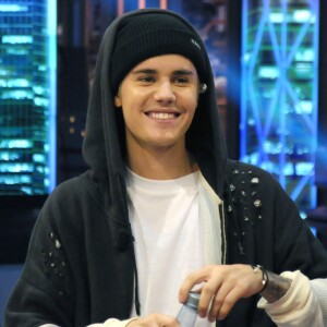 Justin Bieber sur le plateau de l'émission "El Hormiguero" à Madrid le 28 octobre 2015.