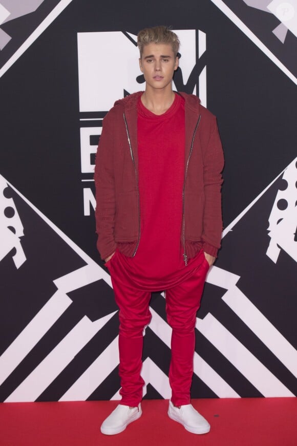 Justin Bieber - MTV Europe Music Awards 2015 au Mediolanum Forum à Milan, le 25 octobre 2015.