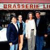 Roman Polanski et sa femme Emmanuelle Seigner, Harrison Ford et Melissa Mathison à Paris le 21 janvier 1993.