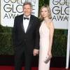 Harrison Ford et sa femme Calista Flockhart - 72e cérémonie annuelle des Golden Globe Awards à Beverly Hills, le 11 janvier 2015.