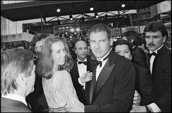 Harrison Ford et Melissa Mathison à Cannes en 1985.