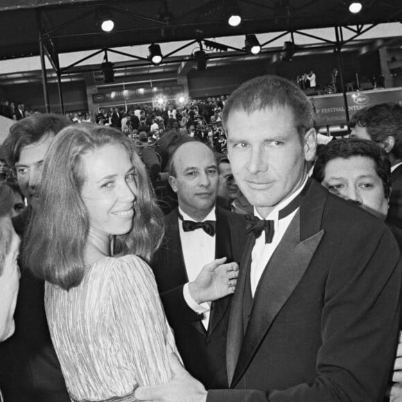 Harrison Ford et Melissa Mathison à Cannes en 1985.