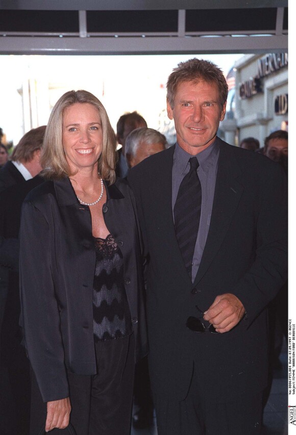 Harrison Ford et Melissa Mathison à Deauville à 1997.