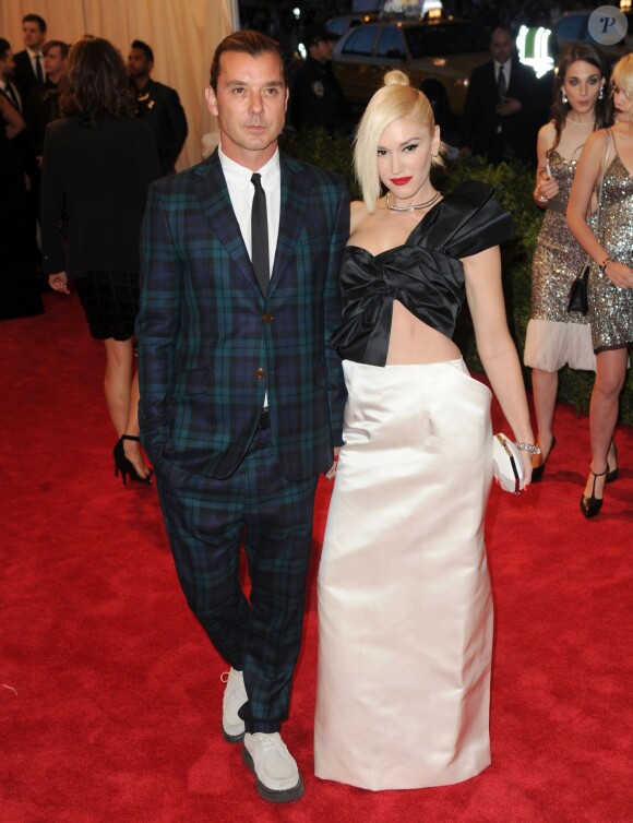 Gavin Rossdale et Gwen Stefani au MET Gala à New York le 6 mai 2013.
