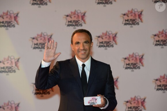 Nikos Aliagas, à son arrivée à la 17e cérémonie des NRJ Music Awards 2015 au Palais des Festivals à Cannes, le 7 novembre 2015.