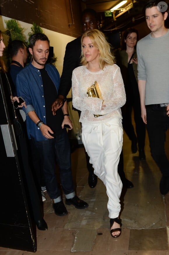 Exclusif - Ellie Goulding dans les coulisses de la 17e cérémonie des NRJ Music Awards 2015 au Palais des Festivals à Cannes, le 7 novembre 2015.