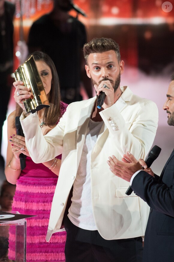 Exclusif - M. Pokora, lors de la 17e cérémonie des NRJ Music Awards 2015 au Palais des Festivals à Cannes, le 7 novembre 2015.