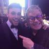 Gus Kenworthy et Elton John au 14e gala de la fondation du chanteur, le 12 novembre 2015 à New York
