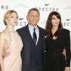 Léa Seydoux, Daniel Craig , Monica Bellucci - Avant-première du film "007 Spectre" au Grand Rex à Paris, le 29 octobre 2015.